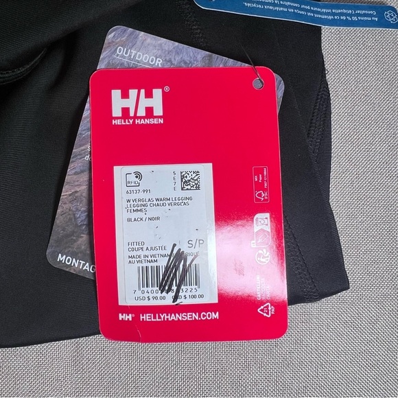 ***NWT*** Helly Hansen Women's Black Running Leggings - Picture 8 of 8